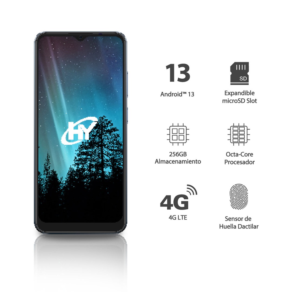 Celular HYLine Pro-X - 8GB - 256GB 13MP/48MP - Android 13 - Azul