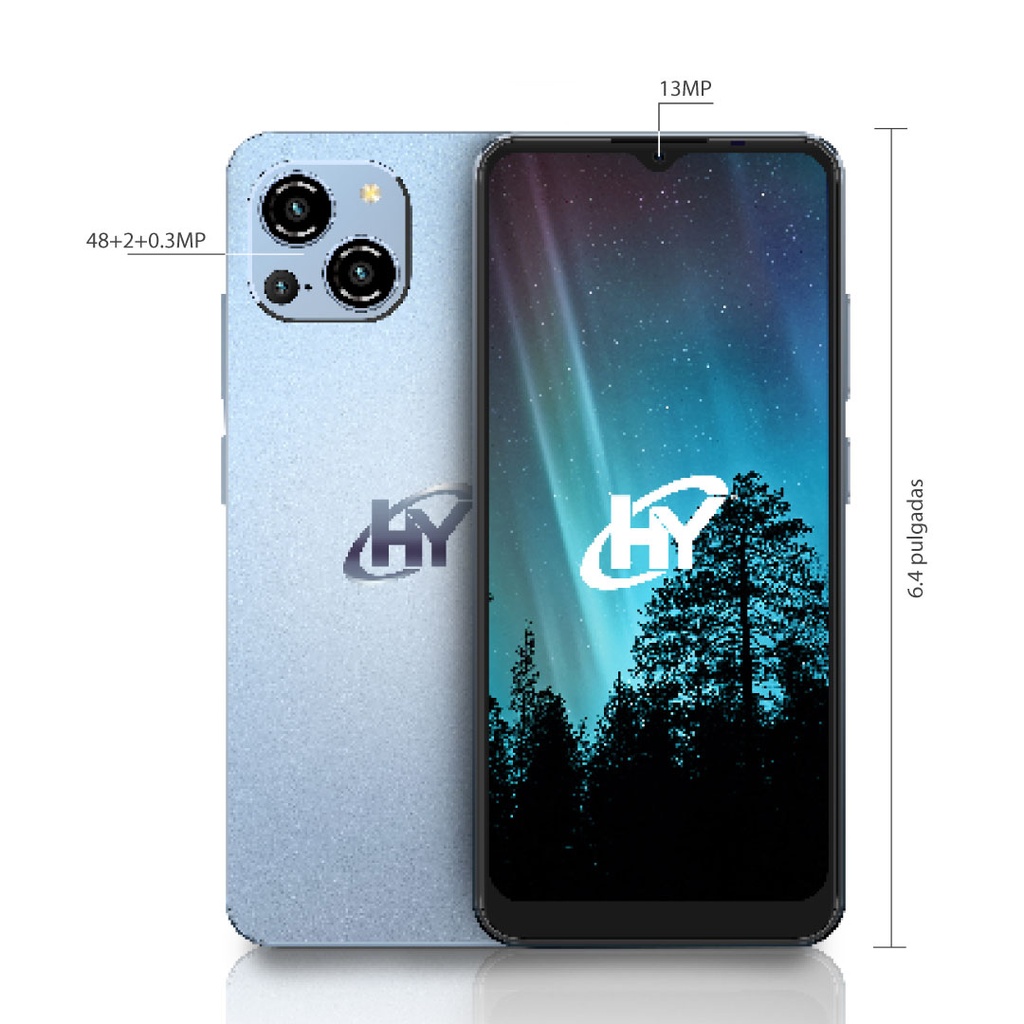 Celular HYLine Pro-X - 8GB - 256GB 13MP/48MP - Android 13 - Azul